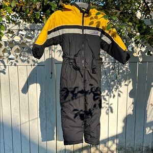 Yellow and Black Kids One Piece Bodysuit